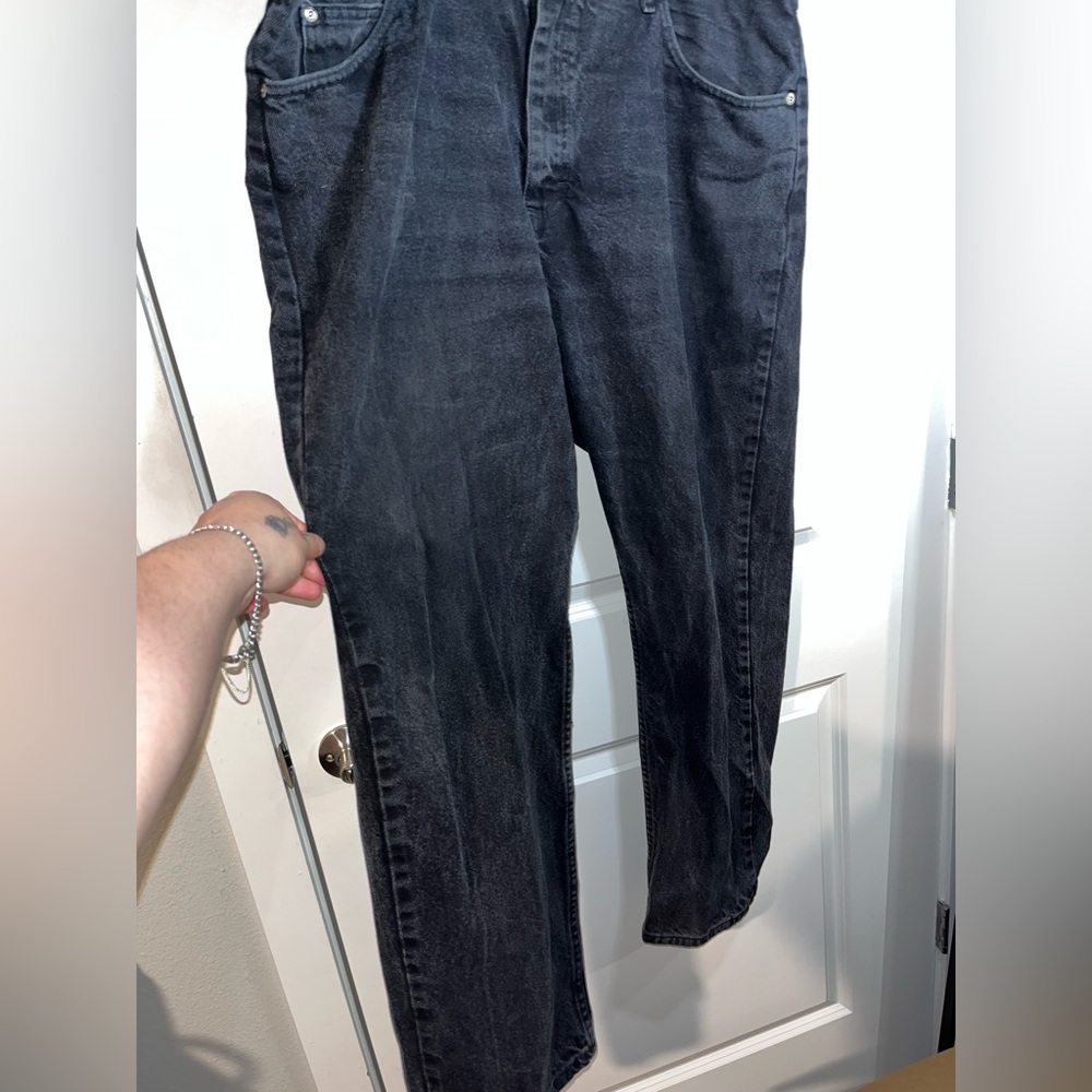 Vintage Mens Wrangler Jeans 90s Faded Medium Wash Denim Jeans - Sizing 40w-32l